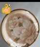 唯銘諾北歐陶瓷碗餐具套裝米飯碗湯碗家用碗碟套裝 山茶花4.5寸碗4只裝 曬單實(shí)拍圖