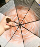 蕉下（beneunder）防紫外線(xiàn)遮陽(yáng)傘三折雙層黑膠晴雨傘防曬傘BM664花椿 曬單實(shí)拍圖