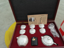 講茗堂999鎏純銀功夫茶具套裝送禮物品高檔領(lǐng)導長(cháng)輩退休喬遷退休中秋節 百福銀套裝-次日達 10頭 曬單實(shí)拍圖