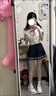 【小野中】原創(chuàng)JK制服水手服日系學(xué)院風(fēng)夏秋基礎(chǔ)款學(xué)生日系服 【小野中】長(zhǎng)袖+42cm短裙+領(lǐng)結(jié) L 曬單實(shí)拍圖