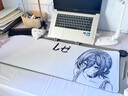 KPTE【動(dòng)漫線(xiàn)稿】超大號鼠標墊二次元線(xiàn)稿學(xué)生電腦鍵盤(pán)墊孤獨搖滾筆記本桌墊蕾姆電競防滑加厚游戲可愛(ài) 【蕾塞-動(dòng)漫線(xiàn)稿】 30厘米*80厘米*3毫米 曬單實(shí)拍圖
