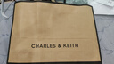CHARLES&KEITH25秋季新品雙肩帶鉚釘簡約單肩腋下包七夕禮物CK2-20782708 Noir黑色 S 曬單實(shí)拍圖