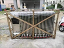 電動伸縮門不銹鋼折疊推拉大門學校廠房工廠智能遙控收縮鋁合金門 精帝1號 曬單實拍圖