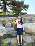LDBE花朵正肩短袖t恤女夏季新款設(shè)計(jì)感小眾韓系顯瘦百搭圓領(lǐng)體恤上衣 白色 XL 【120-130斤】 曬單實(shí)拍圖