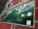 中壁戶(hù)外迎客松瓷磚影壁墻壁畫(huà)農村迎門(mén)墻庭院山水畫(huà)影背墻風(fēng)景畫(huà) 款式十 高溫幻彩釉面 不褪色0.1平方 曬單實(shí)拍圖