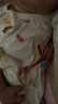 舒貝怡2件裝嬰兒衣服夏季薄款新生兒連體衣短袖哈衣兒童爬服粉色73CM 曬單實(shí)拍圖