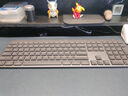羅技（Logitech）大師系列 MX Keys S無(wú)線藍(lán)牙鍵盤 超薄全尺寸 人體工學(xué) 智能背光 預(yù)設(shè)指令升級(jí) 帶無(wú)線接收器 黑色 曬單實(shí)拍圖
