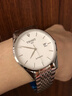陹天梭劼新款正品手表男士全自動(dòng)機械表時(shí)尚商務(wù)防水名牌專(zhuān)用男表 鋼帶款本色白面 曬單實(shí)拍圖