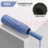 小米有品生態(tài)鏈同款全自動傘雨傘太陽傘防紫外線黑膠防曬遮陽傘太陽傘 60骨全自動抗強風【藍色】 曬單實拍圖
