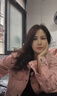 伊薇衣時(shí)尚粉色牛仔外套女2025年春秋新款百搭休閑小個(gè)子短款牛仔衣上衣 粉色 M 建議100-110斤 曬單實(shí)拍圖
