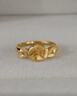 周生生黃金戒指 心花怒放足金素圈戒指開(kāi)口戒27942R計(jì)價(jià) 2.8克 曬單實(shí)拍圖