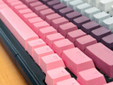 AKNK十字軸側刻正刻透光鍵帽客制化漸變色系鍵帽適用68/75/87/96/104/108等羅技雷蛇邁從鍵盤(pán)原廠(chǎng)高度 【正刻款】黑莓粉鍵帽-適用羅技邁從全系列 曬單實(shí)拍圖