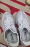 回力官方男鞋春季椰子鞋男新款跑步鞋男休閑運動(dòng)鞋 白灰 41(255mm) 曬單實(shí)拍圖