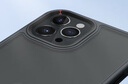 品勝 適用蘋(píng)果12Pro Max手機殼 iphone12 Pro MAX磨砂質(zhì)感透明手機保護套防摔手機殼 黑 曬單實(shí)拍圖