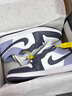 耐克NIKE男子休閑鞋喬丹AJ1 JORDAN1低幫運(yùn)動(dòng)鞋 553558-145紫白42.5 曬單實(shí)拍圖