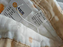 棉加加（Cotton++）紗布浴巾6層嬰兒純棉寶寶全棉100%新生兒童3-6-12歲洗澡包被裹巾 熊頭灰【a類(lèi)6層一體超柔110*110 cm拉伸尺寸 曬單實(shí)拍圖