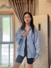 婷美收腹提臀體雕衣雙重收腹抑菌底檔免穿內褲美體塑身連體衣 黑色L 曬單實(shí)拍圖
