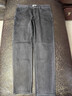 哈吉斯（HAZZYS）男裝 春季男褲子【PHIZ系列】長(cháng)褲經(jīng)典水洗牛仔褲男 深灰色DE 34 （175/82A） 曬單實(shí)拍圖