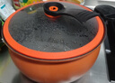 炊小丫（CHUIXIAOYA）微壓鍋 麥飯石湯鍋 家用不粘燉煮鍋多功能料理鍋電磁爐燃?xì)庠钔ㄓ?橙色墩墩鍋（3-8人適用） 28cm 8L 曬單實(shí)拍圖