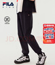 FILA【涼感功能】斐樂(lè )兒童童裝長(cháng)褲2025年秋季新款男中大童休閑褲 RD寶藍-NV 165 曬單實(shí)拍圖