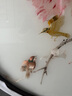 禮御友嘉純手工蘇州刺繡1-4絲牡丹花臥室床頭蘇繡成品掛畫客廳沙發(fā)背景墻 花卉牡丹(86*86cm) 曬單實(shí)拍圖