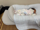 史威比（Sweeby）嬰兒床中床新生兒防吐奶斜坡枕便攜式可折疊寶寶哄睡床 安伯灰丨免抱起升降丨防壓防驚跳 曬單實(shí)拍圖