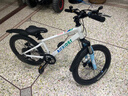 阿捷利特L1兒童自行車(chē)6-12歲山地車(chē)鋁合金自行車(chē)學(xué)生12到18歲青少年自行車(chē) 【L1-20寸/星辰白】指撥7速/碟剎/減震/贈騎行禮包 曬單實(shí)拍圖