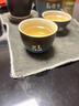 睿江旅行茶具套裝便攜式包一壺四杯快客杯戶外車載功夫隨身泡茶壺定制 貓耳（一壺四杯）黑藍(lán) 曬單實(shí)拍圖
