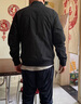 Navigare意大利小帆船男士夾克衫秋季休閑通勤行政外套棒球領(lǐng)簡(jiǎn)約男裝上衣 暗夜黑 2XL /54 曬單實(shí)拍圖
