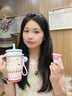 暢印大容量冰霸杯高顏值卡通學(xué)生吸管杯316不銹鋼保溫杯便攜保溫水杯 粉色【帶提繩+手柄】 500ml 曬單實(shí)拍圖