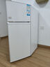 海爾（Haier）123升小冰箱冰箱雙開(kāi)門(mén)二級(jí)能效節(jié)能省電黑金凈化保鮮租房家用冰箱宿舍迷你BCD-123GHTMZ0WV 曬單實(shí)拍圖