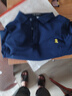 夢(mèng)特嬌斷碼品牌純棉短袖POLO衫時(shí)尚休閑夏季t恤衫爸爸裝 藏青色 XL _建議135-150斤 曬單實(shí)拍圖