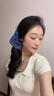 韓系愛(ài)心牛仔三角抓夾女夏日飽滿(mǎn)后腦勺氣質(zhì)盤(pán)發(fā)鯊魚(yú)夾百搭發(fā)夾 藍色 【長(cháng)約13cm】 曬單實(shí)拍圖