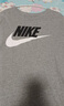 耐克(NIKE)男短袖T恤 純棉 運動休閑 經典簡約AR5005-063調暗灰XL 曬單實拍圖