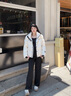 高梵【楊冪同款】黑金5.0先鋒鵝絨服2025年冬新款羽絨服女款短款外套 鉑金7號 M 115-130斤 飛天鵝絨190g 曬單實(shí)拍圖