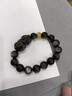 MKFK天然黑曜石貔貅手鏈男金曜石虎眼石心經(jīng)轉(zhuǎn)運(yùn)珠手串蛇年本命年禮物 金曜石貔貅手鏈14mm 曬單實(shí)拍圖