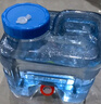 拜杰水桶手提式純凈水桶礦泉水桶飲水桶帶龍頭大容量自駕游戶外儲水桶 戶外食品級pc材質(zhì)【15升+水管】 曬單實拍圖
