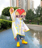 貝肽斯兒童雨衣男童女童寶寶防水防雨服幼兒園小學(xué)生上學(xué)專用雨披 曬單實(shí)拍圖