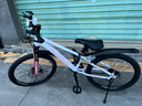 鳳凰山地自行車男女變速山地車碟剎青少年兒童自行車學生單車 星際 粉白【單速+輻條輪】 22寸【適合130-170cm】 曬單實拍圖