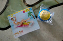 INTEX 58802充氣扶手靠背浮排水上休閑沖浪浮排兒童玩具 藍銀隨機發(fā) 曬單實(shí)拍圖