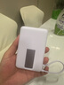 小米（MI）【3C認證】磁吸支架充電寶 10000 7.5W 淺紫色 可上飛機 有線無線自在充電 iPhone安卓可用 曬單實拍圖