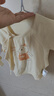 童泰新生兒半背衣嬰兒衣服純棉四季0-3月寶寶上衣滿月服2件裝 黃色 52 曬單實(shí)拍圖