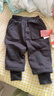 迷你巴拉【蹦蹦褲】男女童冬新款抑菌長(cháng)褲假兩件褲子 鐵灰20603 90 cm 曬單實(shí)拍圖