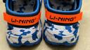 LI-NING KIDS李寧兒童涼鞋男童女中大童夏款透氣包頭軟底休閑鞋溯溪鞋沙灘鞋 藏青藍 032 34  內(nèi)長約22.2cm適合腳長21.2cm 曬單實拍圖