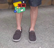 斯凱奇（Skechers）閃穿鞋男士秋季2025新款商務(wù)板鞋一腳蹬休閑豆豆鞋211143 曬單實(shí)拍圖