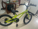 優(yōu)貝（RoyalBaby）兒童自行車(chē)鎂合金男女單車(chē) 月亮系列5-9歲 宇航員18寸 檸檬綠 曬單實(shí)拍圖