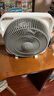 美的（Midea）電風(fēng)扇 家用臺(tái)式桌面小風(fēng)扇鴻運(yùn)扇宿舍臥室節(jié)能電扇臺(tái)扇轉(zhuǎn)頁扇輕音低噪五葉風(fēng)扇 KYT25-22MW 曬單實(shí)拍圖