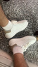 馬克華菲男鞋子男士夏季2025新款小白鞋板鞋厚底增高百搭休閑鞋 白色 39 曬單實拍圖