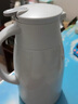 JEKO&JEKO保溫壺家用熱水瓶暖水壺宿舍大容量開(kāi)水瓶玻璃內(nèi)膽 1.6L淺灰色 曬單實(shí)拍圖