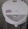 美的（Midea）電熱水瓶熱水壺電水壺304不銹鋼水壺 5L控溫保溫恒溫開(kāi)水壺電水壺?zé)畨?5L 月光金【爆款薦】中央出水款 曬單實(shí)拍圖